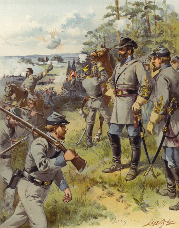 Stonewall Jackson, Bull Run od Henry Alexander (after) Ogden