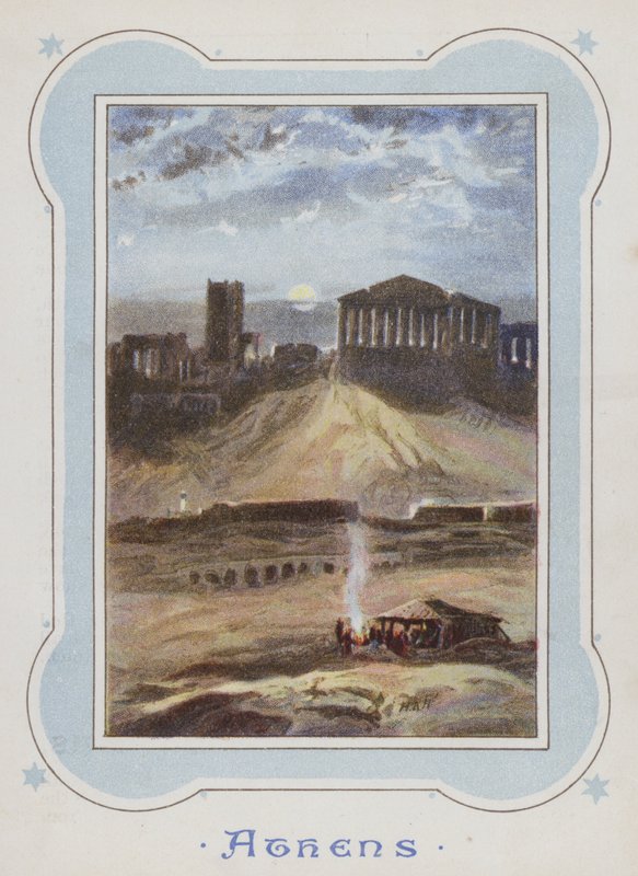 Athény (chromolitho) od Henry Andrew Harper