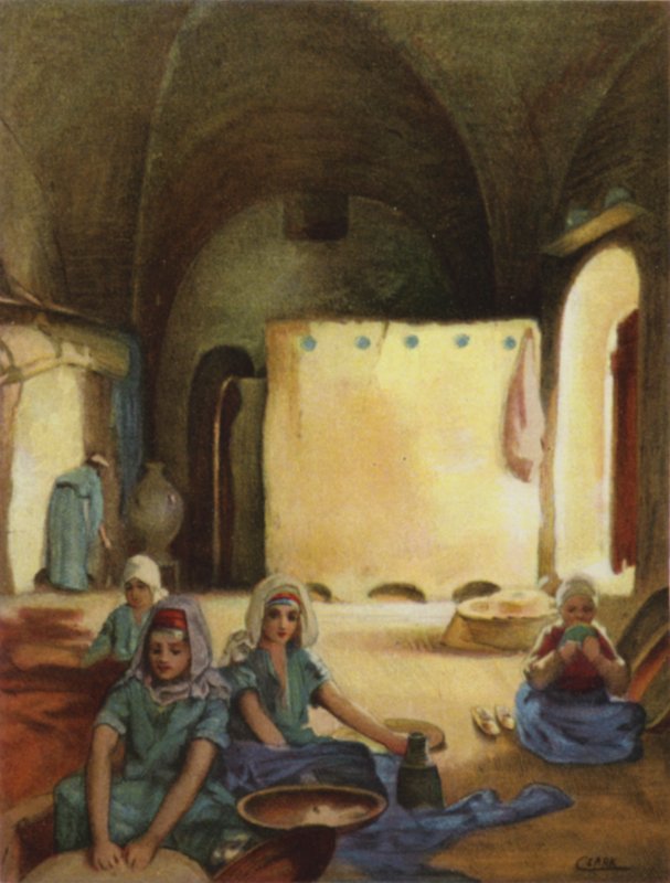 Rolnický dům v Siloam (barva litho) od Henry Andrew Harper