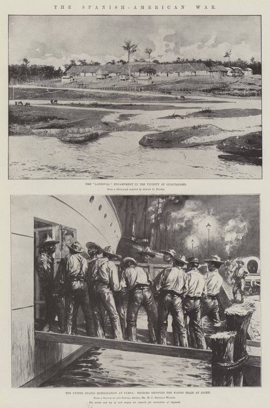 Španělsko-americká válka od Henry Charles Seppings Wright