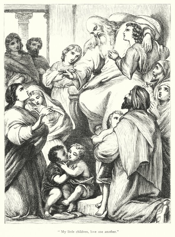 Apoštol Jan (rytina) od Henry Courtney (after) Selous