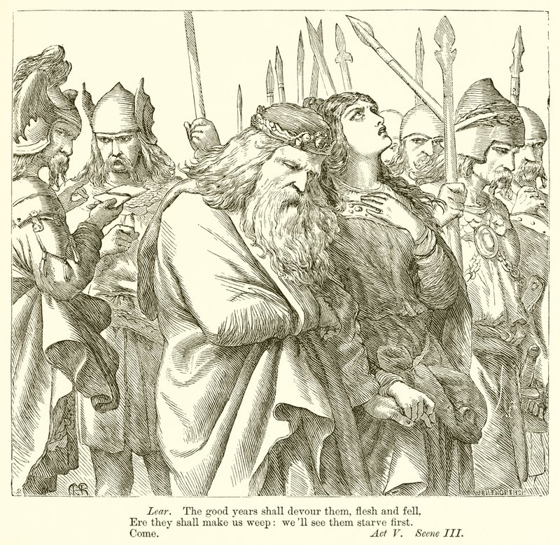 král Lear od Henry Courtney Selous