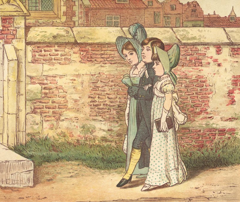 Církevní lidé (barevné lito) od Henry Hetherington Emmerson