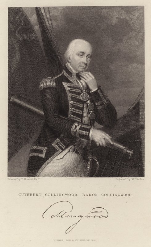 Portrét Cuthberta Collingwooda od Henry Howard