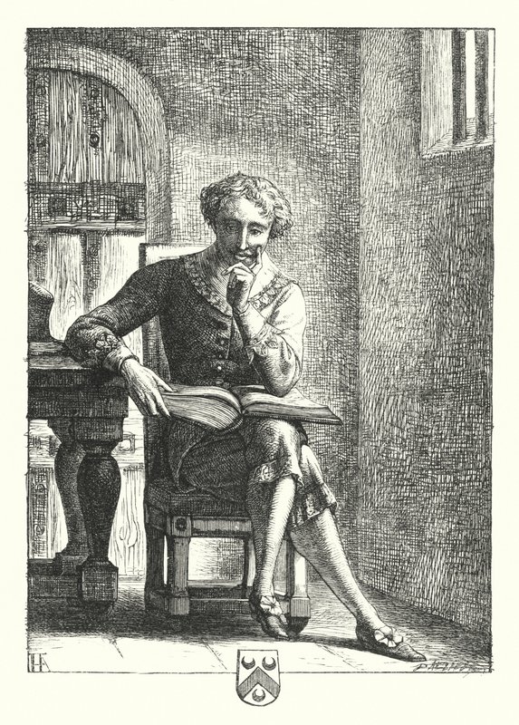 Ve vězení (rytina) od Henry Hugh Armstead