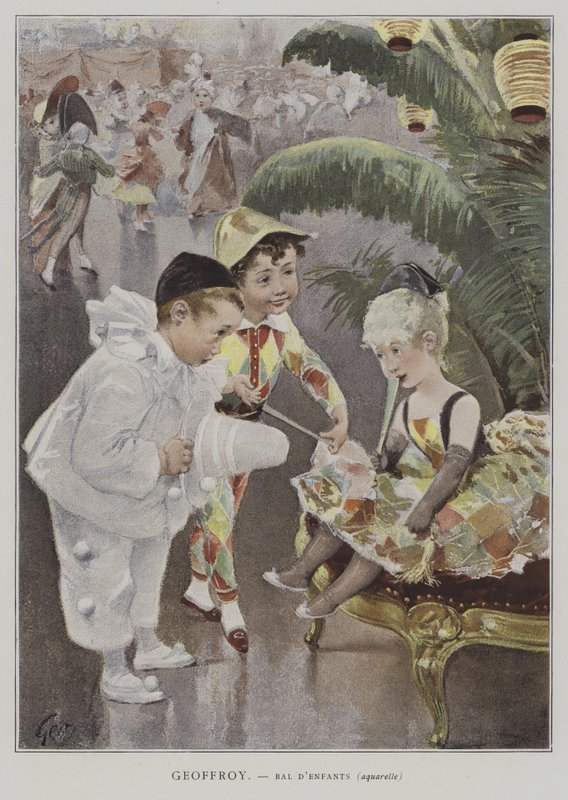 Bal dEnfants (dětský ples) od Henri Jules Jean Geoffroy
