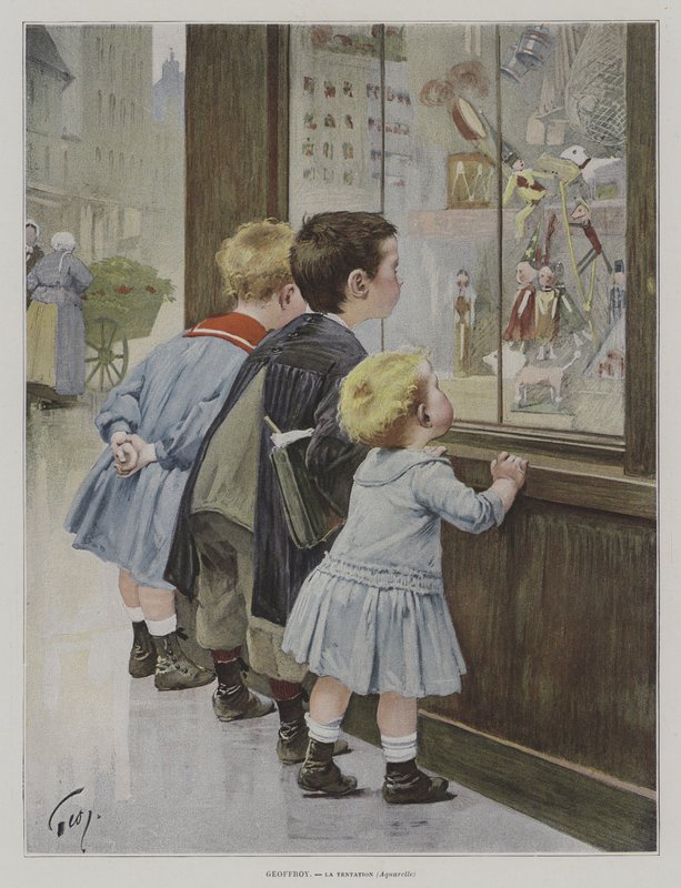 Pokušení od Henri Jules Jean Geoffroy
