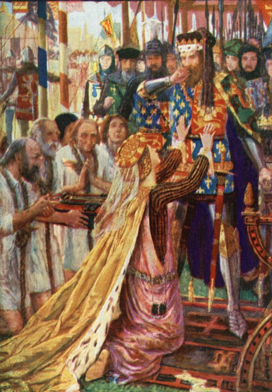 Král Edward III v Calais od Henry Justice Ford