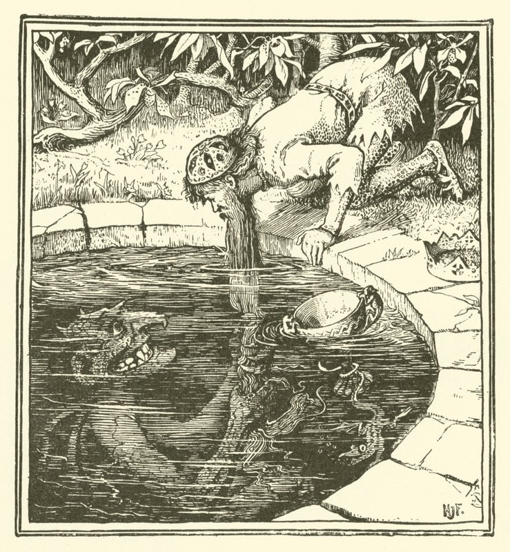 Král Kojata (rytina) od Henry Justice Ford