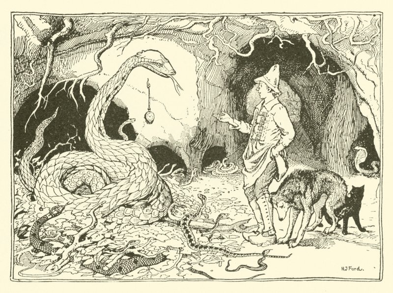 The Enchanted Watch (rytina) od Henry Justice Ford