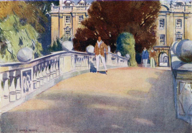 Clare Bridge a vysoká škola od Henry Morley