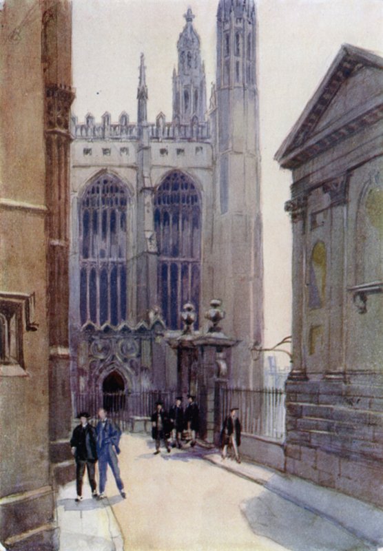 Kings Chapel a Clare Chapel od Henry Morley