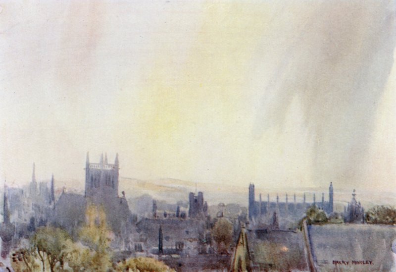 Střechy Cambridge od Henry Morley