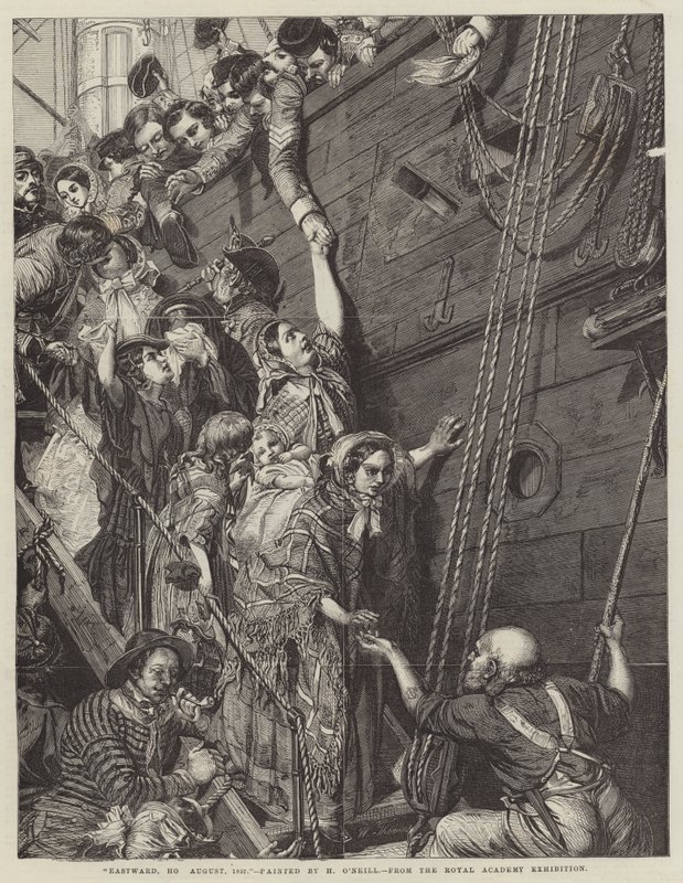 Na východ, Ho August 1857 od Henry O