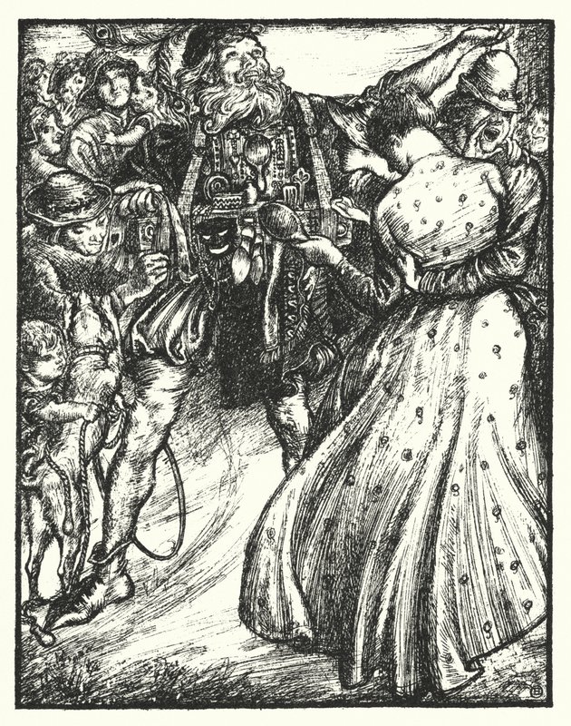 Shakespearova píseň: „Pojďte koupit“ (litho) od Henry Ospovat