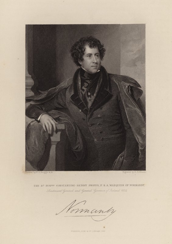 Ctihodný Constantine Henry Phipps od Henry Perronet Briggs