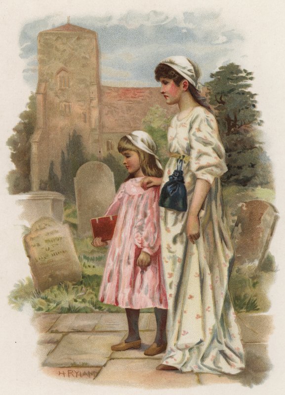 Sabbath Bells (barva lito) od Henry Ryland