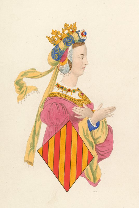 Královna Leonora Aragonská od Henry Shaw
