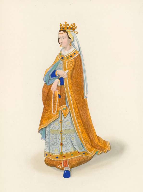 Královna Phillippa, c 1525 od Henry Shaw
