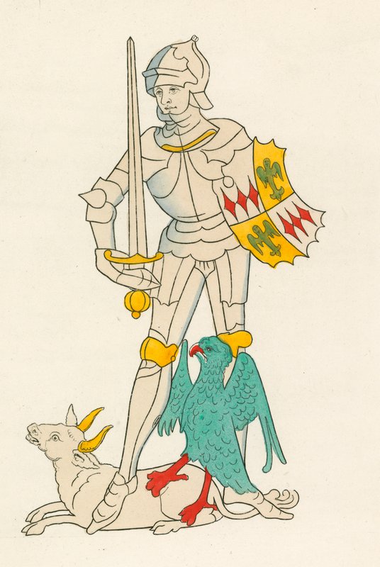 Richard Nevil, hrabě ze Salisbury, 1483-85 od Henry Shaw