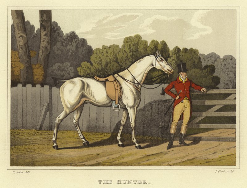 Hunter (chromolitho) od Henry Thomas Alken