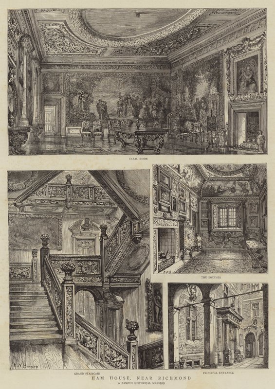 Ham House, poblíž Richmondu od Henry William Brewer