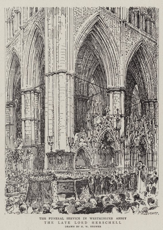 Zesnulý lord Herschell od Henry William Brewer