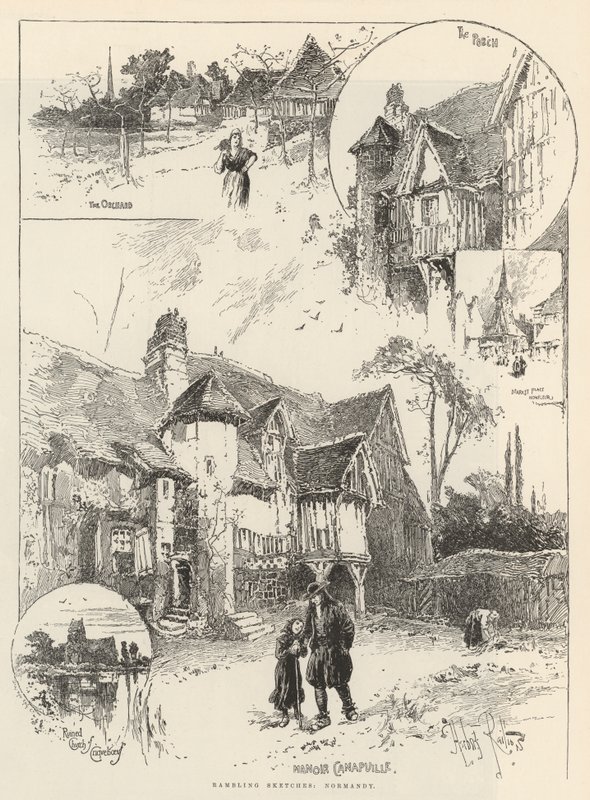 Rambling Sketches, Normandie od Herbert Railton