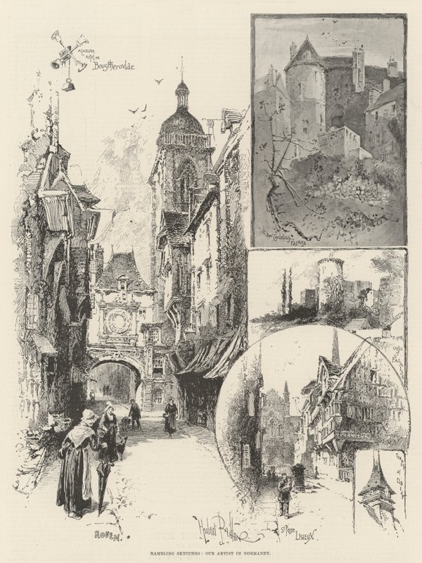 Rambling Sketches, náš umělec v Normandii od Herbert Railton