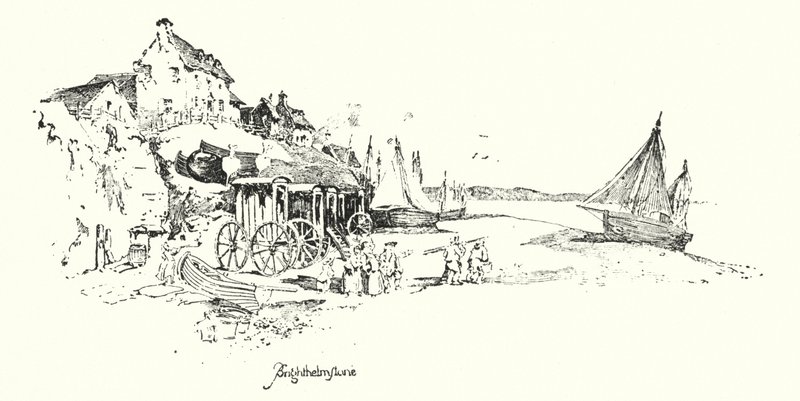 Brighthelmstone (litho) od Herbert (after) Railton