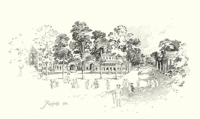 Ranelagh Gardens, Londýn od Herbert (after) Railton