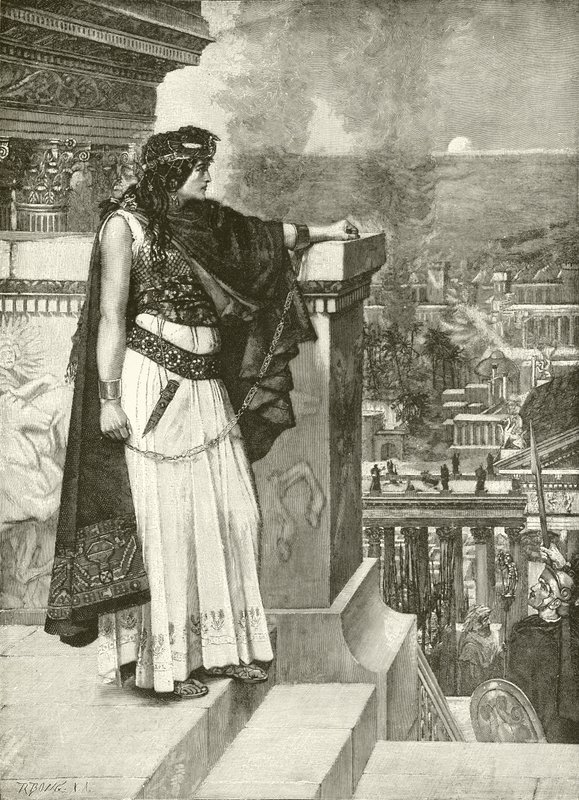 Zenobia v zajetí od Herbert Gustave Schmalz