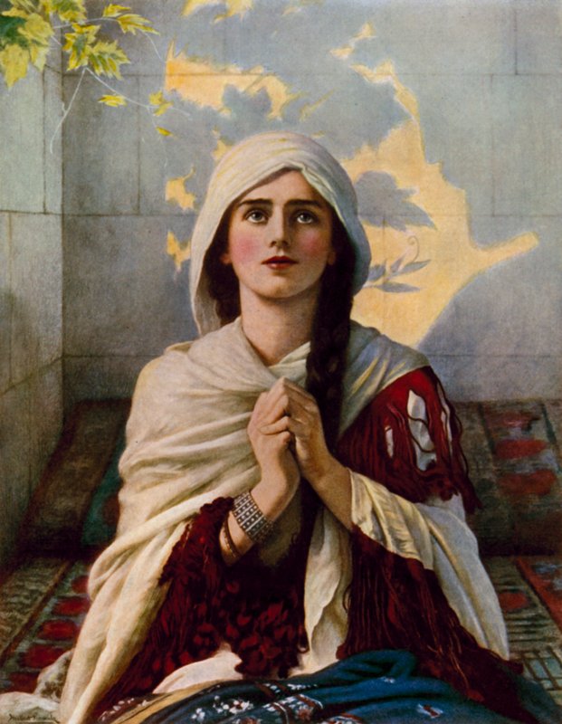 Dcera Jairuse od Herbert Gustave after Schmalz