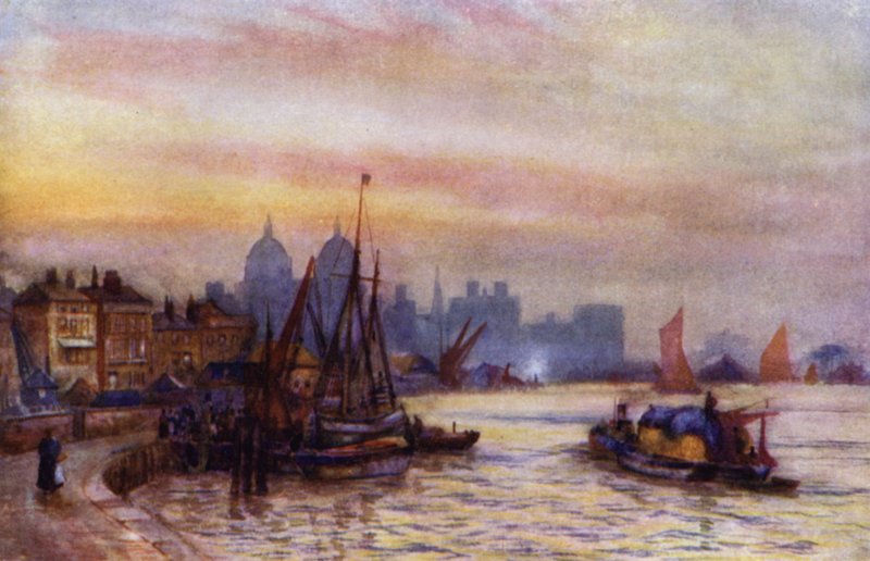 Greenwich (barevné lito) od Herbert Menzies (after) Marshall