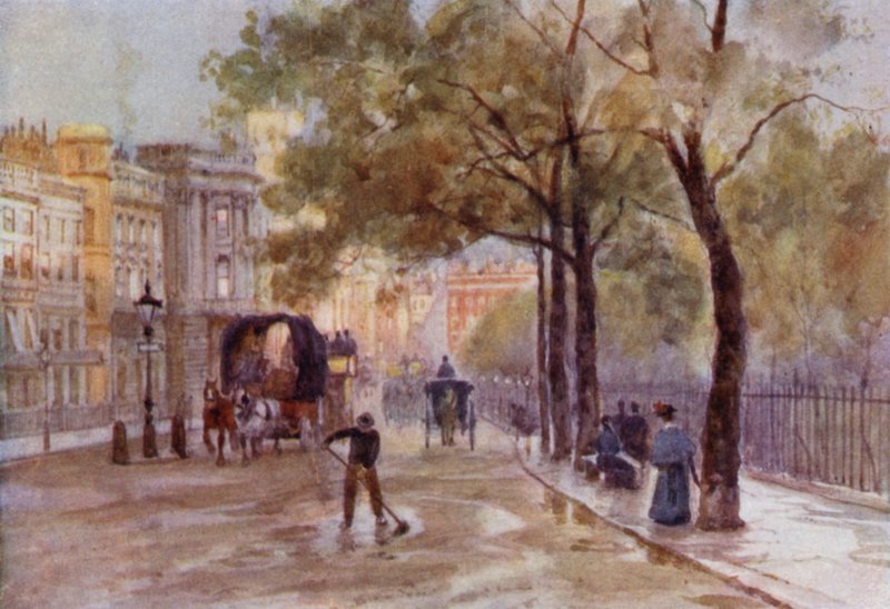 Piccadilly (barevné lito) od Herbert Menzies (after) Marshall