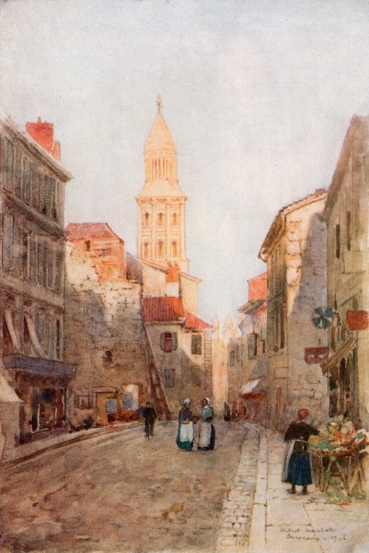 Ulice v Perigueux od Herbert Menzies Marshall