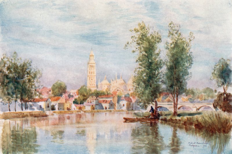 Perigueux z řeky od Herbert Menzies Marshall