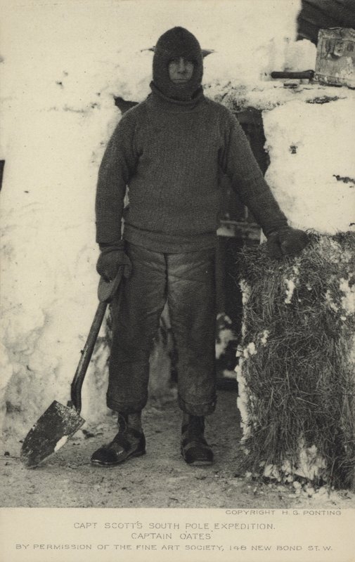 Expedice kapitána Scotta na jižní pól. Kapitán Oates od Herbert Ponting