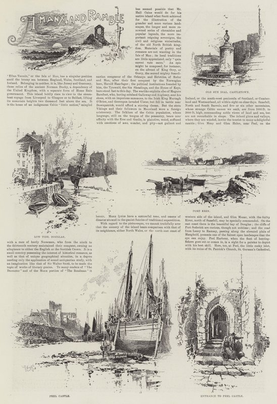 Toulání po Manské zemi od Herbert Railton