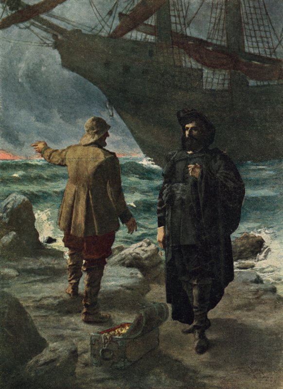 Daland se na cizince pozorně zadíval. od Hermann Hendrich