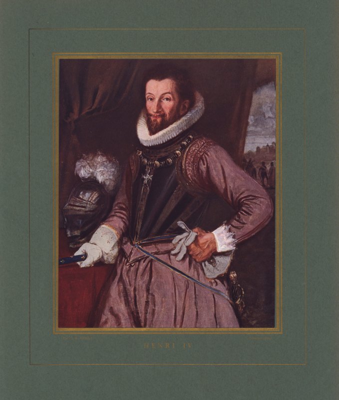 Jindřich IV., král Francie (barevné lito) od Hermann Vogel