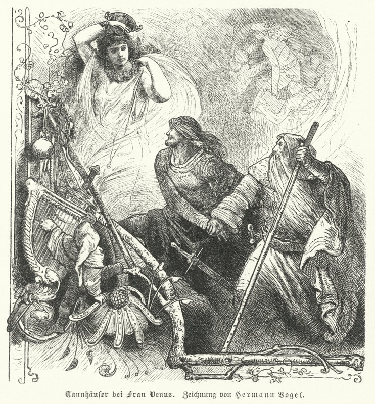 Tannhauser s Venuší od Hermann Vogel
