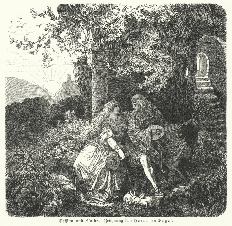 Tristan a Isolda od Hermann Vogel