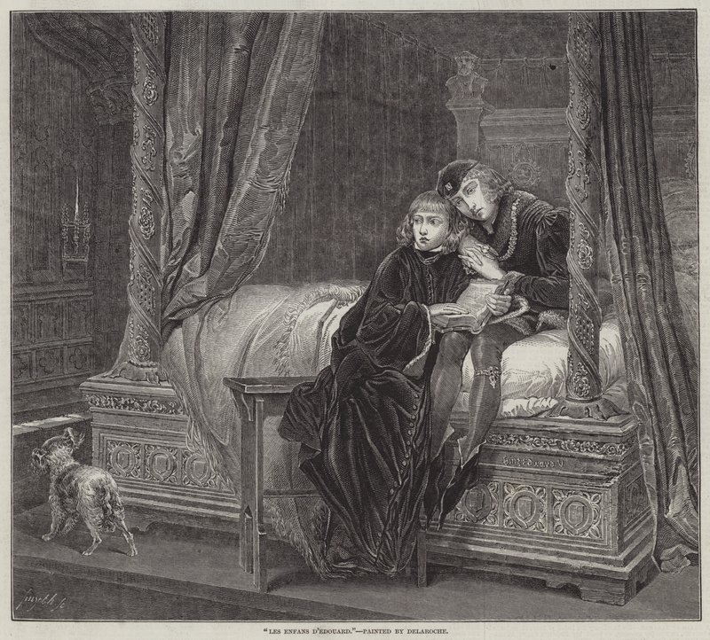 Edouardovy děti od Hippolyte Delaroche