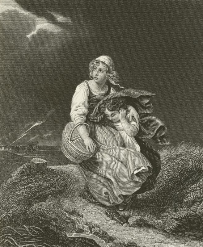 Bouře od Hippolyte Delaroche