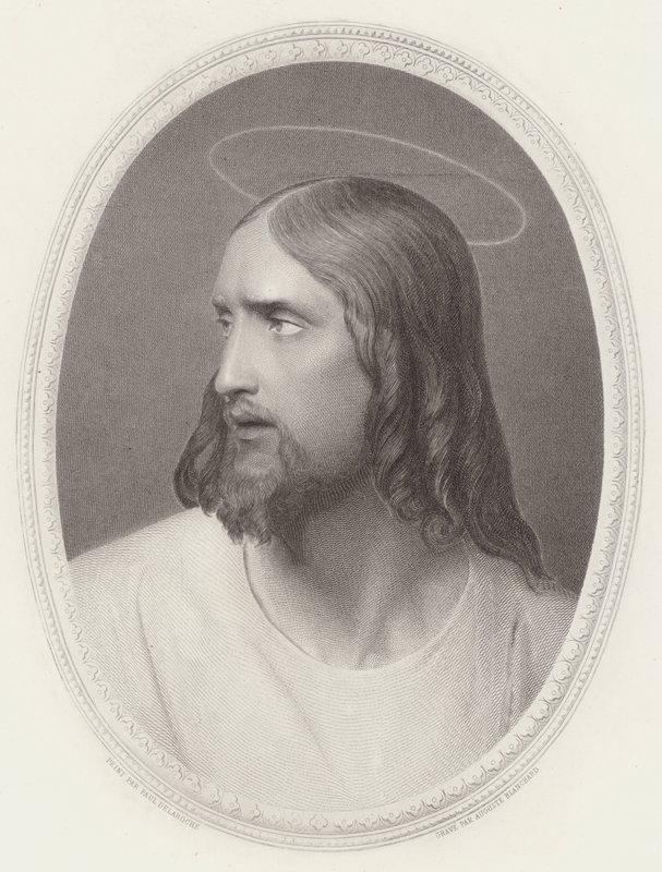 Ježíš Kristus od Hippolyte Delaroche
