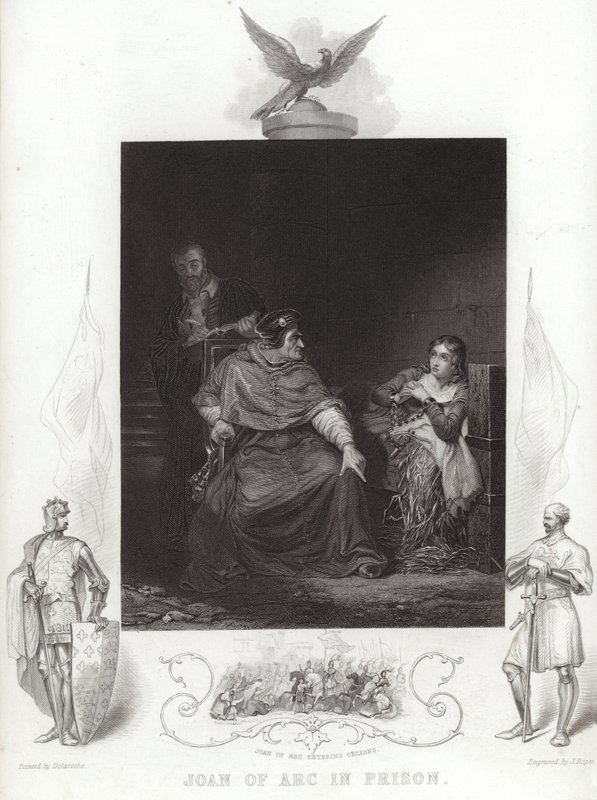 Johanka z Arku ve vězení od Hippolyte Delaroche