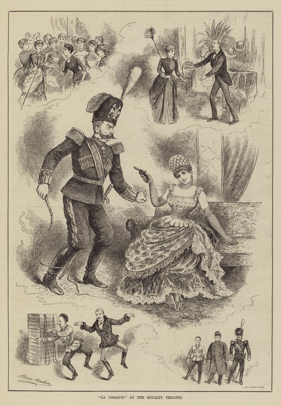 La Cosaque v divadle Royalty od Horace Morehen