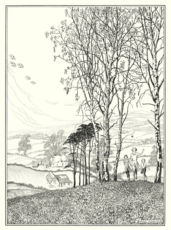 Duben (litografie) od Horace J. Knowles