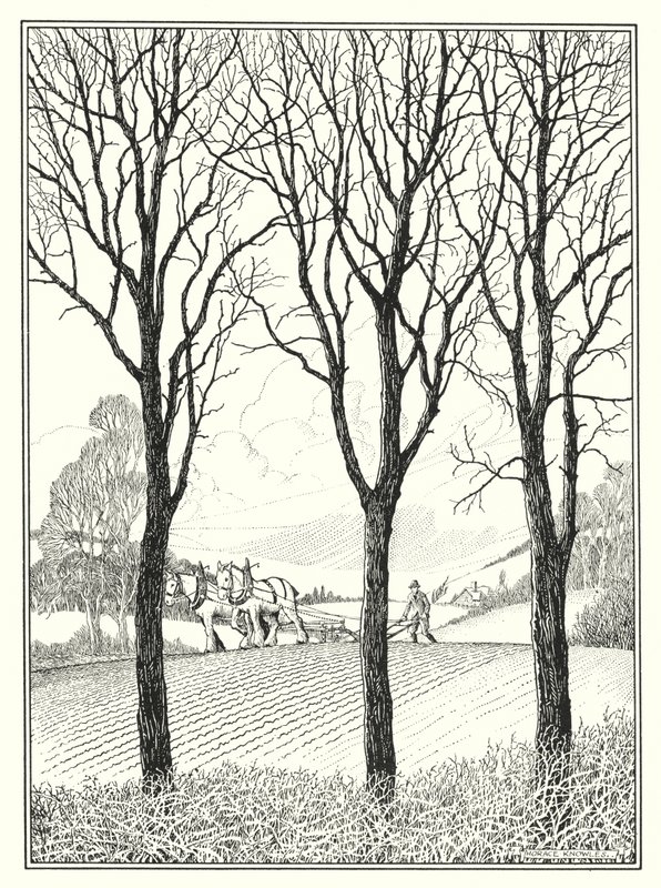 Březen (litografie) od Horace J. Knowles